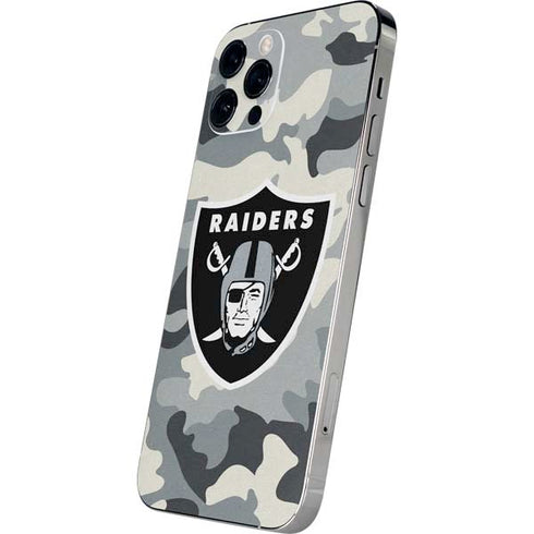 NFL Las Vegas Raiders Camo iPhone 12 Pro Max Skin